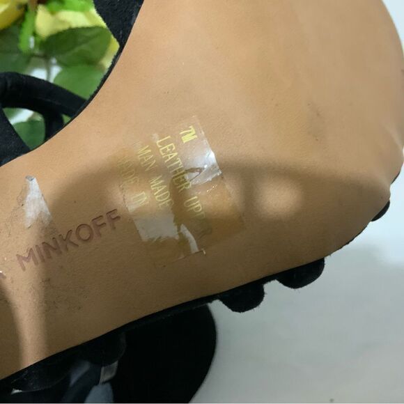 REBECCA MINKOFF black Apolline Strappy Sandals shoes size 7 M $158 - Picture 14 of 15